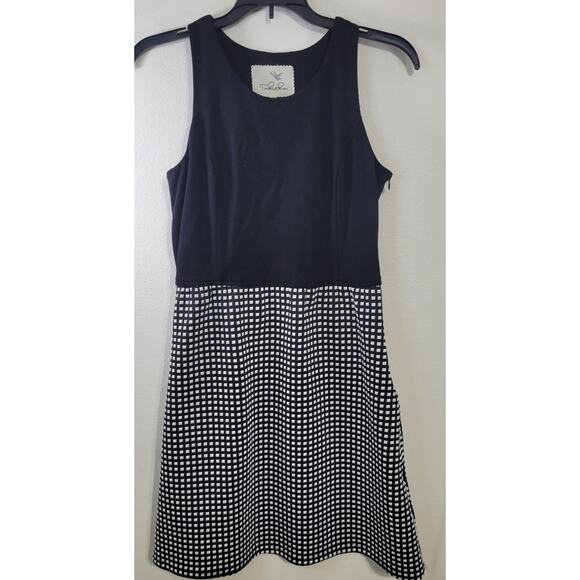Anthropologie Tabitha Womens Size 4 Mini Dress Sleek Modern Goth Whitchy Dress - Picture 1 of 7
